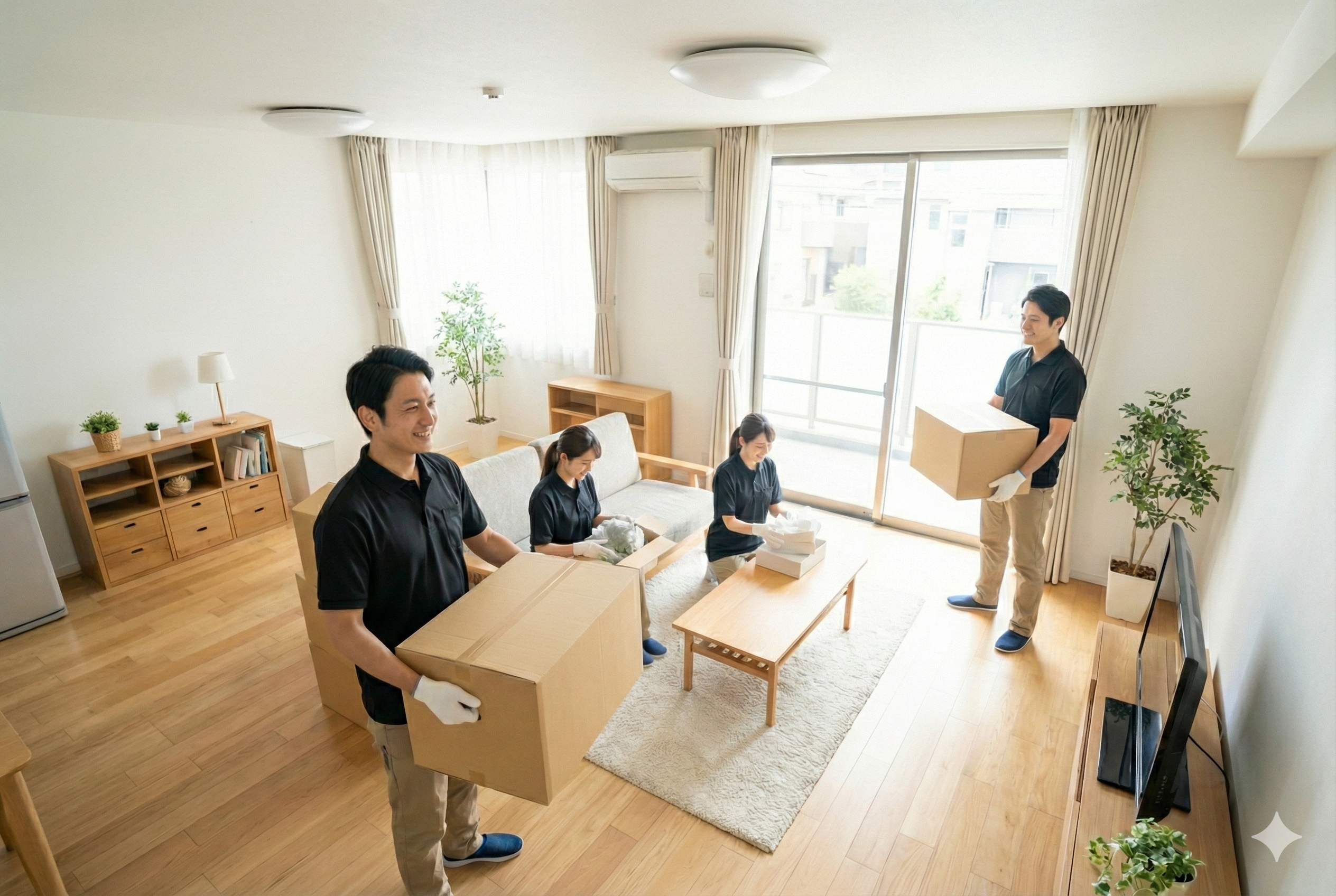 片付け・引越し作業風景