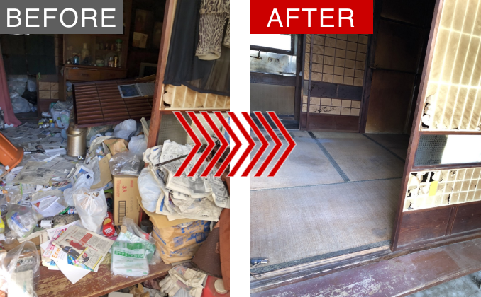 ゴミ屋敷のお片付け